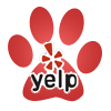 Yelp paw print icon