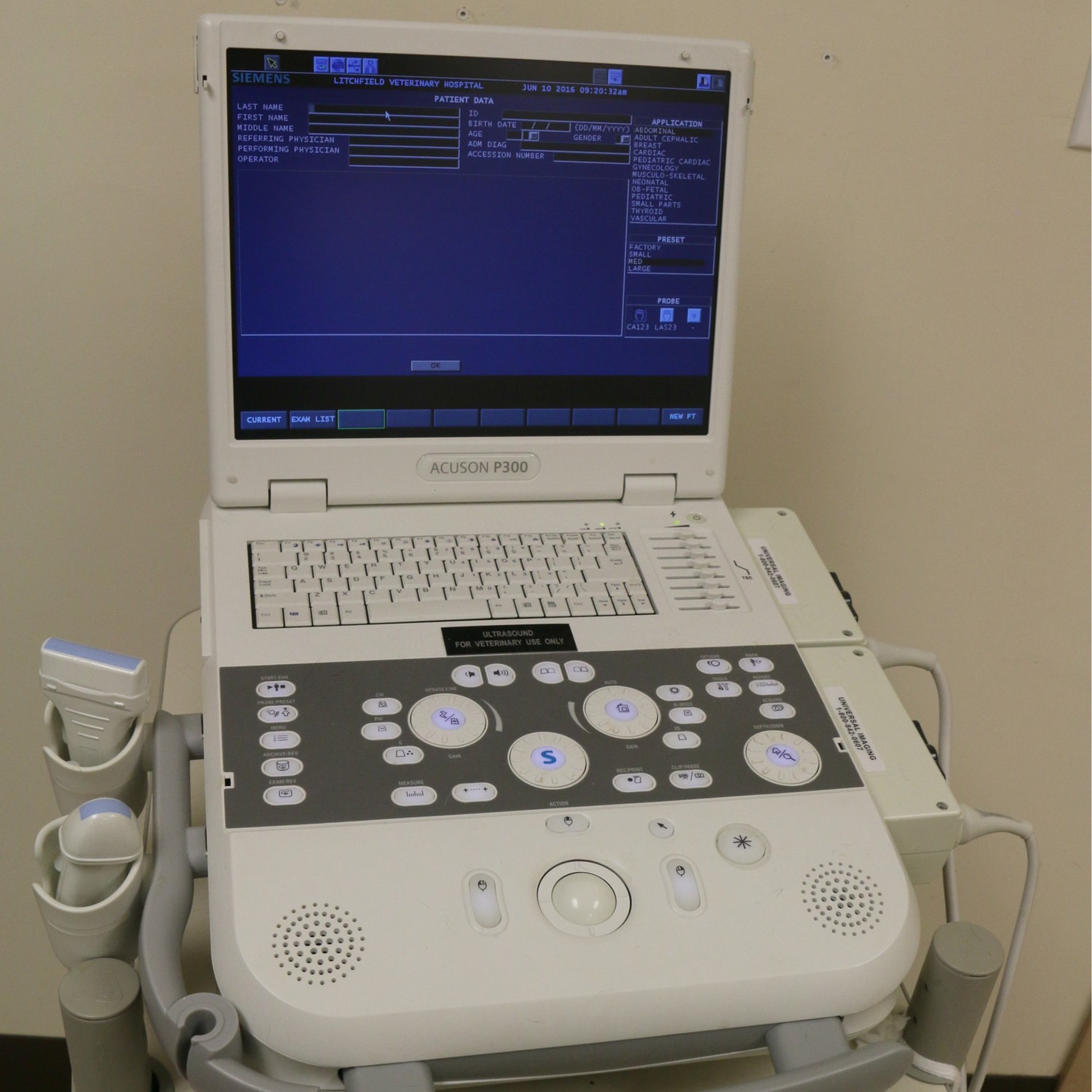 Ultrasound equipment